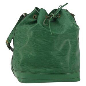 Authentic LOUIS VUITTON Epi Noe Shoulder Bag Green M44004 LV
